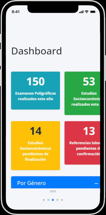 Vista de la plataforma Akua en dispositivo móvil